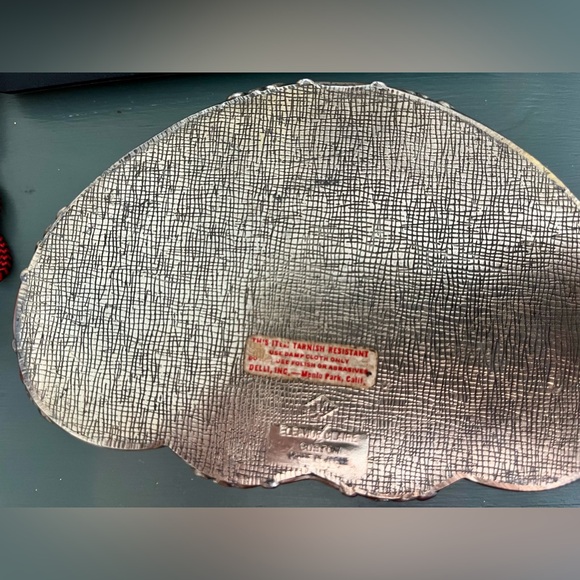 Vintage Eleanor Claire silver plated hinged trinket jewelry box - Picture 16 of 16